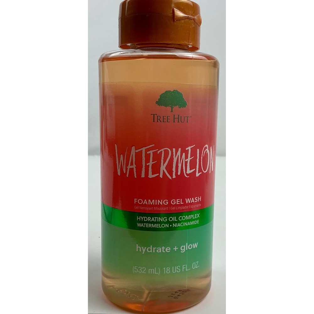 Tree Hut Watermelon Foaming Gel Wash‎ Hydrating Oil Complex Niacinamide